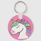 ユニコーンかわいらしキーチェーン キーホルダー (裏面)