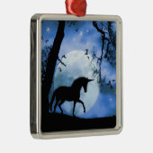 ユニコーンかわいらしクリスマス装飾 メタルオーナメント (右)