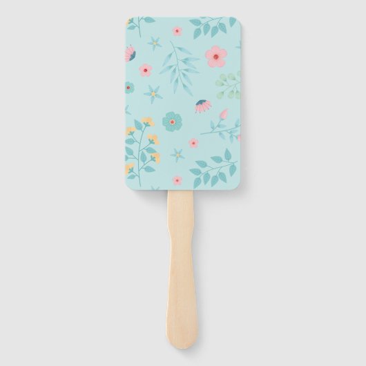 ユニコーンかわいらしバラ金ゴールドグリッターベビーシャワー ハンドファン (裏面)