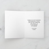 ユニコーンかわいらしママ&ベビーウォーターカラー誕生日 カード (内部)