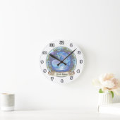 ユニコーンかわいらし時計 ラウンド壁時計 (ホーム)