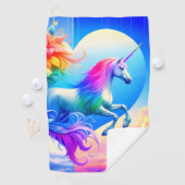 ユニコーンかわいらし ゴルフタオル (インサイチュ)