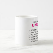 ユニコーンがある理由 コーヒーマグカップ (中央)