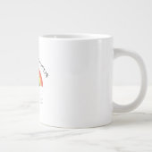 ユニコーンが大好きです。 ジャンボコーヒーマグカップ (右)