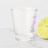 ユニコーンが大好きカスタムかわいい ショットグラス (左)