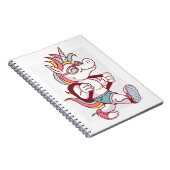 ユニコーンが学校に行く ノートブック (右側)