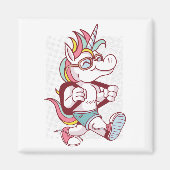 ユニコーンが学校に行く マグネット (正面)