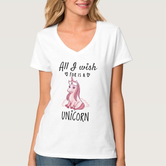 ユニコーンが欲しい Tシャツ (正面)