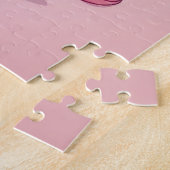 ユニコーンきらめくファンタジーパーソナライズされたキッズ ジグソーパズル (側面)