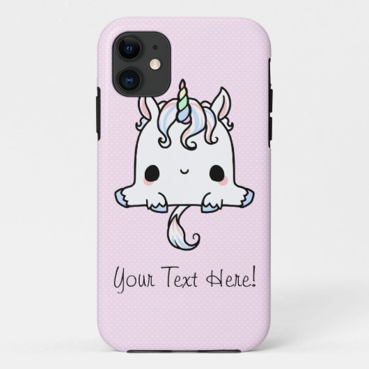 ユニコーンここのあなたの文字! Case-Mate iPhoneケース (裏面)