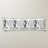 ユニコーンである場合もなかったら、あなた自身が常にあって下さい ボディピロー (裏面)