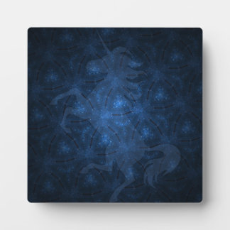 ユニコーンで輝く模様 フォトプラーク