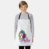 ユニコーンとして封印 エプロン (着用した状態)