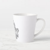 ユニコーンとして生まれたクリスマス カフェラテマグ (右)