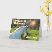 ユニコーンとアンタ・ロマンスの夢 カード (黄色い花)