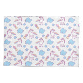 ユニコーンとクラウド 枕カバー (裏面)