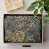 ユニコーンとゴシックのファンタジーの花,フローラモチーフ 薄葉紙 (ギフト)