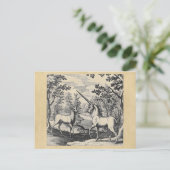 ユニコーンとスタン ポストカード (スタンド正面)