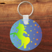 「ユニコーンとスター」 キーホルダー (正面)