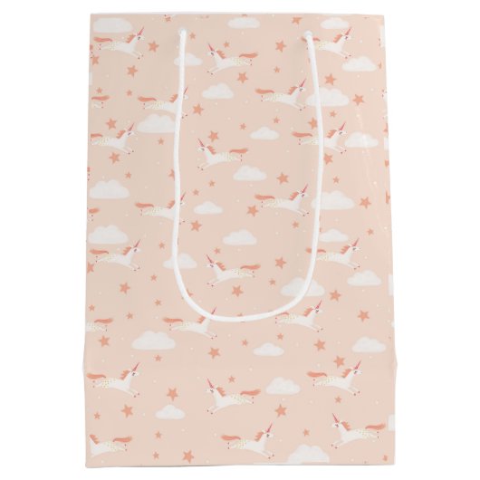 ユニコーンとスター ミディアムペーパーバッグ (裏面)