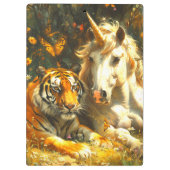 ユニコーンとタイガー クリップボード (裏面)