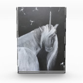 ユニコーンとダンディライオンの写真ブロック フォトブロック (正面)