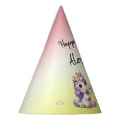 ユニコーンとデイジー、「ハッピーバースデー」 パーティーハット (左)