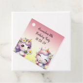 ユニコーンとデイジー、誕生日パ感謝していーティー フェイバータグ (インサイチュ)