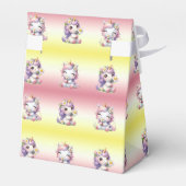 ユニコーンとデイジー、誕生日パ感謝していーティー フェイバーボックス (裏面サイド)