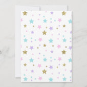 ユニコーンとドーナツのパーティー招待状 招待状 (裏面)