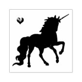 ユニコーンとハート ラバースタンプ (インプリント)