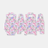 ユニコーンとバラパターン フェイバーボックス (折り畳みなし)