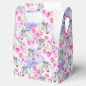 ユニコーンとバラパターン フェイバーボックス (オープン)