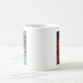 ユニコーンとピンクの塔のラプンツェル人形 コーヒーマグカップ (中央)