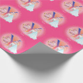 ユニコーンとプリンセスと城文字Yモノグラム ラッピングペーパー (角)