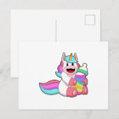 ユニコーンとベビーボトル.PNG ポストカード (正面/裏面)