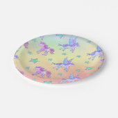 ユニコーンとペガサス ペーパープレート (アングル)