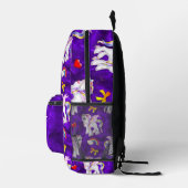 ユニコーンとレインボーズマジカルパープル プリントバックパック (右)