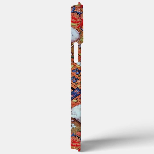 ユニコーンと中世ファンタジーの花,フローラモチーフ Case-Mate iPhoneケース (裏面 / 右)