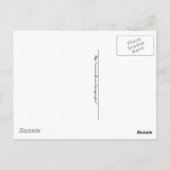 ユニコーンと処女中世タペストリーのイメージ ポストカード (裏面)