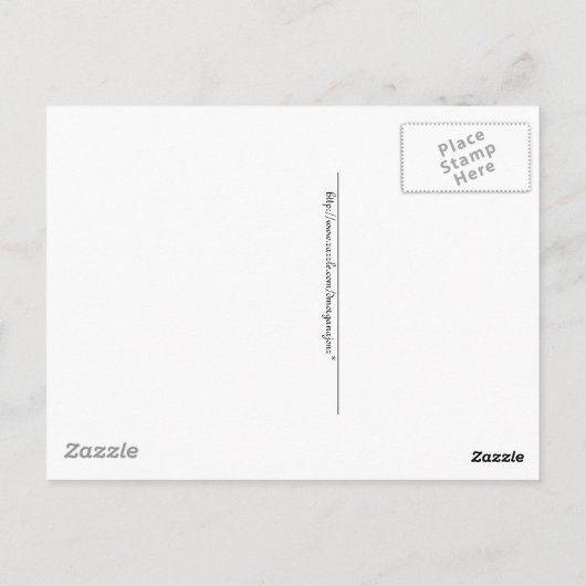 ユニコーンと処女中世タペストリーのイメージ ポストカード (裏面)