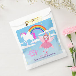 ユニコーンと妖精魔法誕生日パーティー フェイバーバッグ