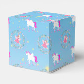 ユニコーンと妖精魔法誕生日パーティー フェイバーボックス (裏面サイド)