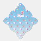 ユニコーンと妖精魔法誕生日パーティー フェイバーボックス (折り畳みなし)