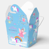 ユニコーンと妖精魔法誕生日パーティー フェイバーボックス (オープン)