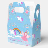 ユニコーンと妖精魔法誕生日パーティー フェイバーボックス (オープン)