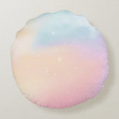 ユニコーンと少女 ラウンドクッション (裏面)