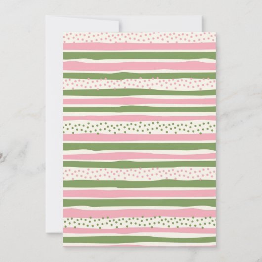 ユニコーンと恐竜の関節兄弟姉妹誕生日 招待状 (裏面)