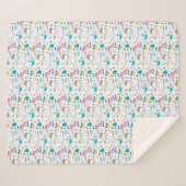 ユニコーンと恐竜 シェルパブランケット (正面(横))