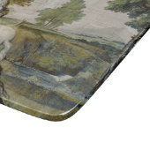 ユニコーンと若い女性(Domenicino) カッティングボード (角)